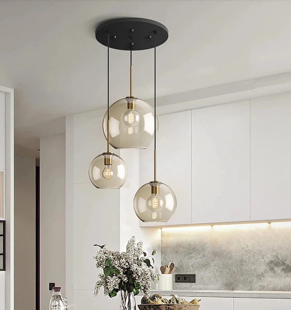 Suspension Bulle de verre | Iris